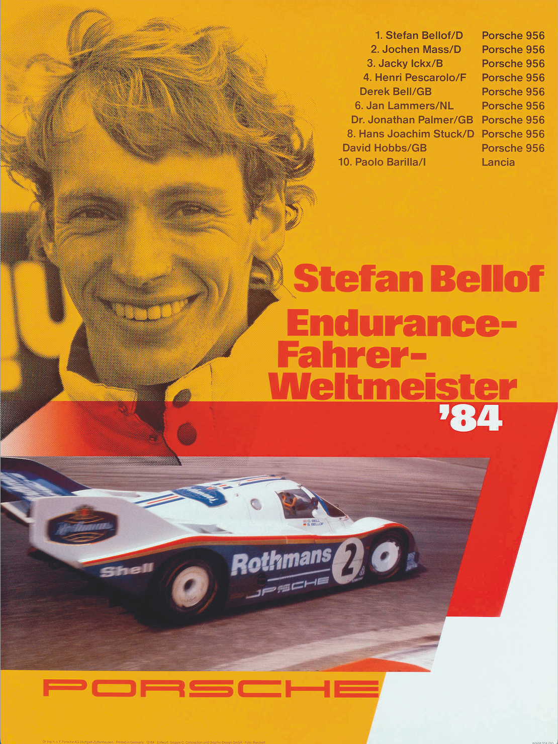 Weltmeister 1984 Poster A1