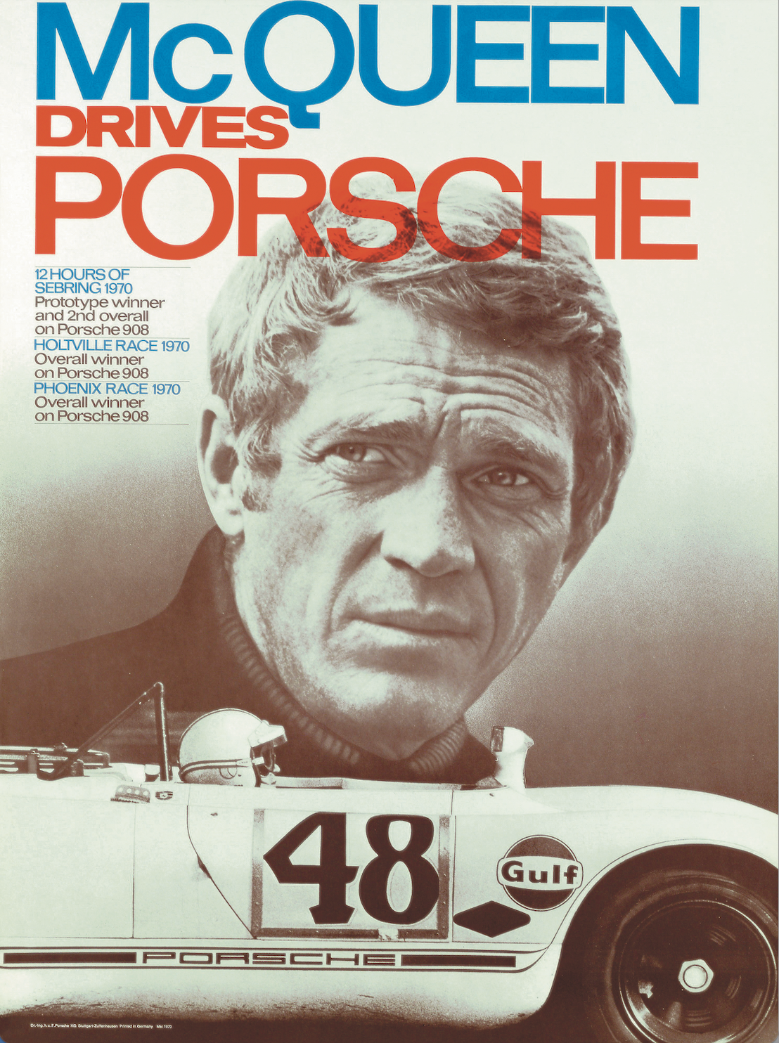 Steve Mcqueen drives Porsche A1