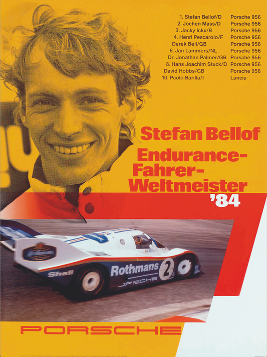 Weltmeister 1984 Poster A1