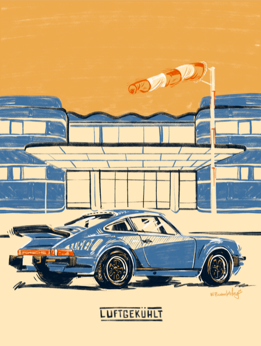 Luftgekühlt Copenhagen art poster.